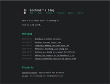 Tablet Screenshot of lochnair.net